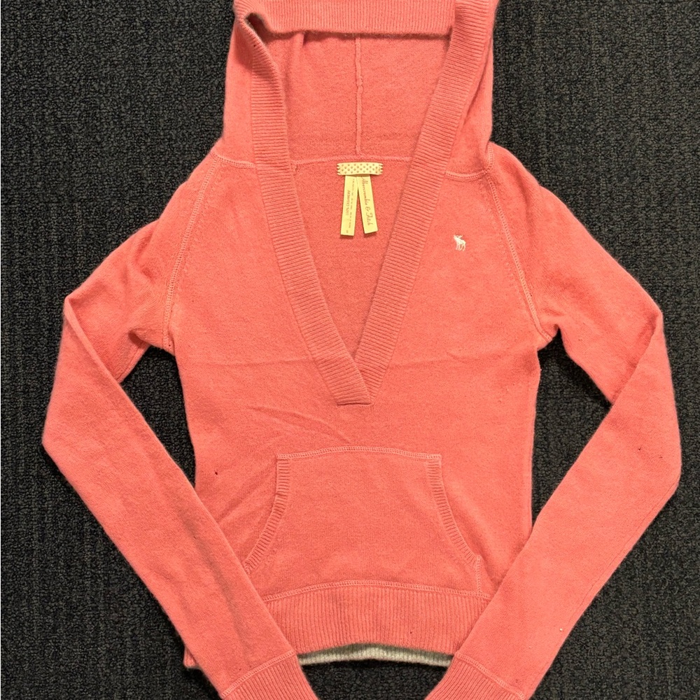 Vintage Abercrombie & Fitch Pink Knit Sweater